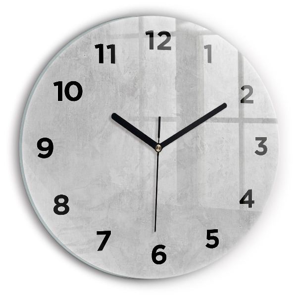 Reloj de pared redondo Muro de piedra