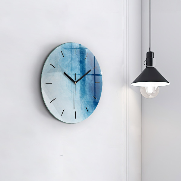 Reloj redondo pared Agua abstracta