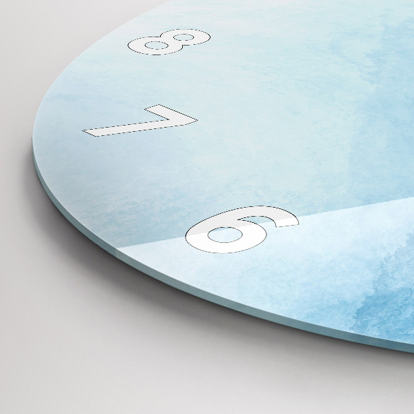 Reloj redondo pared Agua abstracta