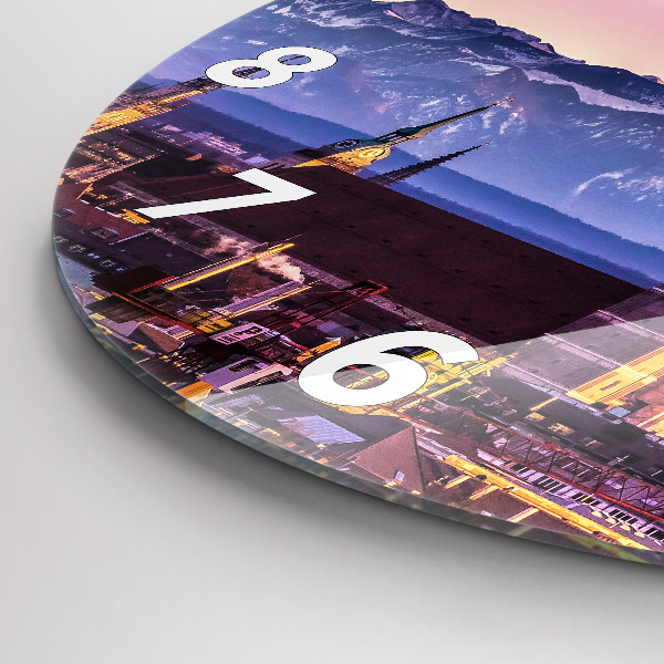 Reloj redondo pared Alpes Alemanes Munich