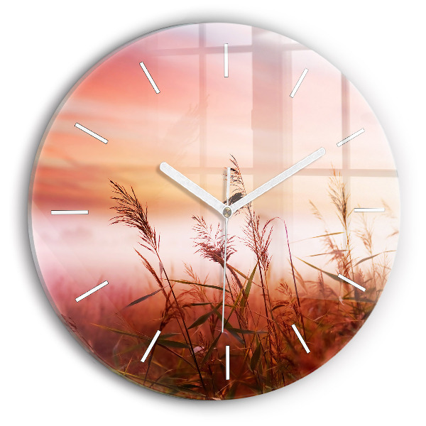 Reloj de pared redondo Mañana brumosa