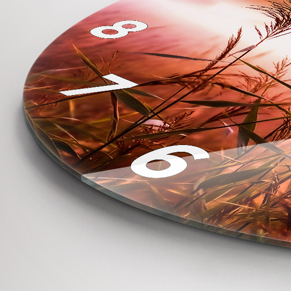 Reloj de pared redondo Mañana brumosa