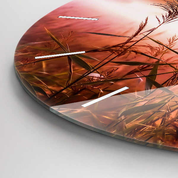 Reloj de pared redondo Mañana brumosa