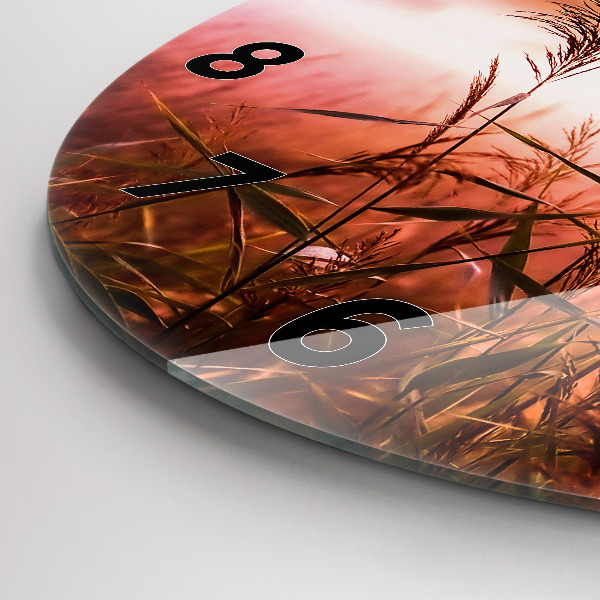 Reloj de pared redondo Mañana brumosa