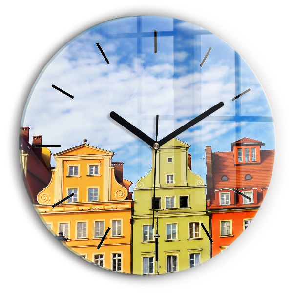Reloj de cristal redondo Wroclaw - Casco antiguo