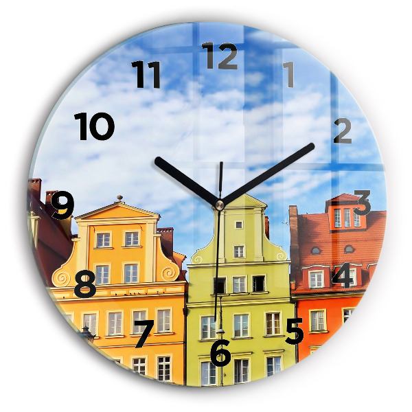 Reloj de cristal redondo Wroclaw - Casco antiguo