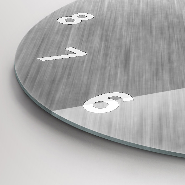 Reloj redondo pared Pared de metal