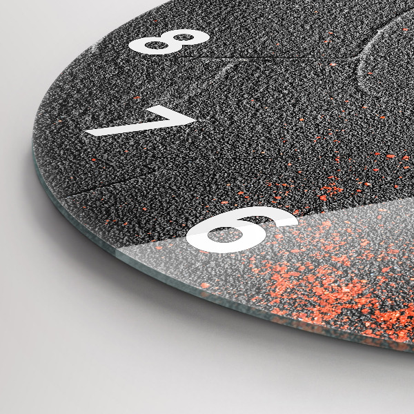 Reloj de pared redondo Pimientos rojos