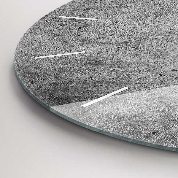 Reloj de cristal redondo Muro industrial