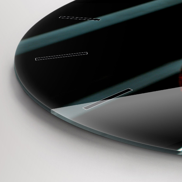 Reloj redondo pared Botella de vino