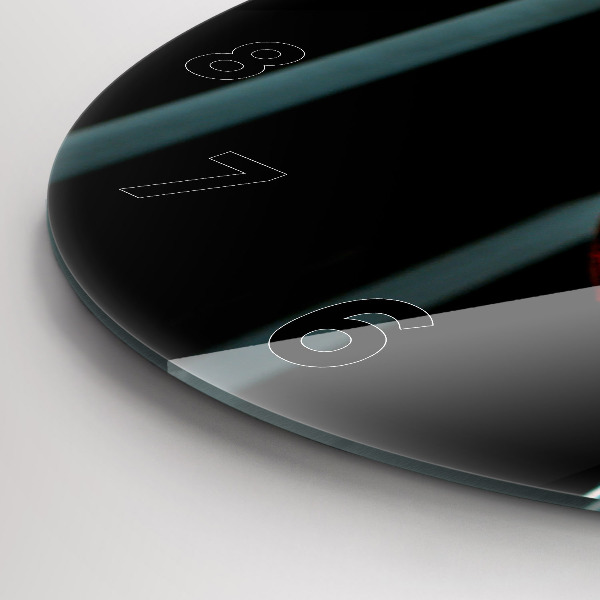 Reloj redondo pared Botella de vino