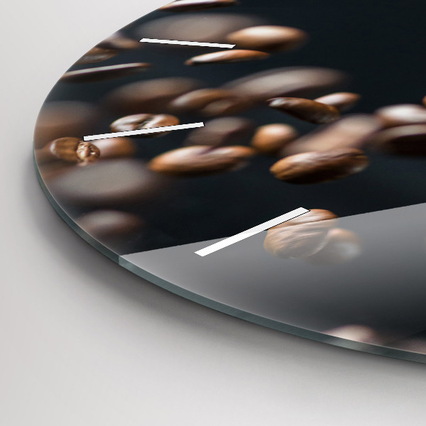 Reloj de pared redondo Granos de café