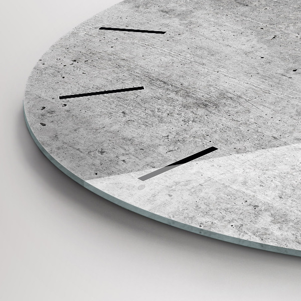 Reloj de cristal redondo Pared en bruto