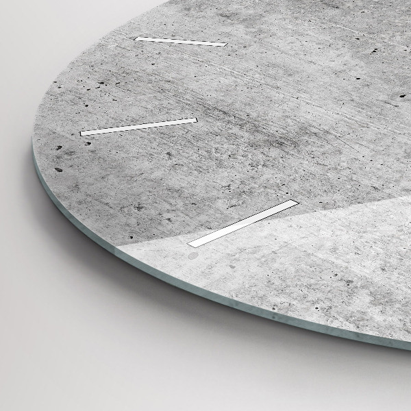 Reloj de cristal redondo Pared en bruto