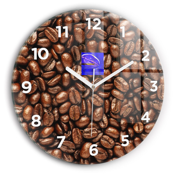 Reloj redondo pared Café en grano