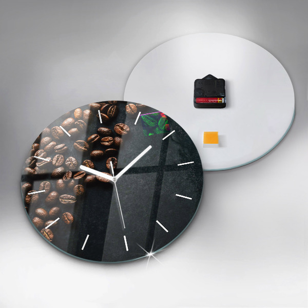 Reloj redondo pared Granos de café