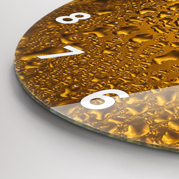 Reloj de pared redondo Jarra de cerveza