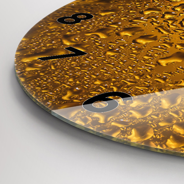 Reloj de pared redondo Jarra de cerveza