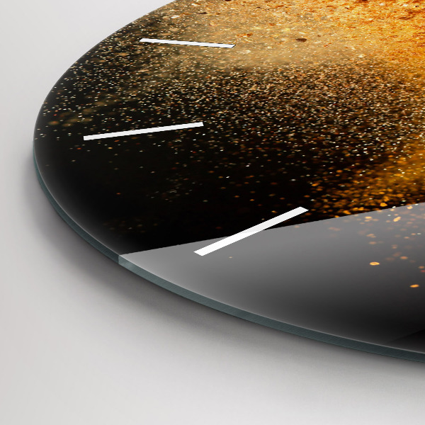 Reloj de cristal redondo Especias esparcidas