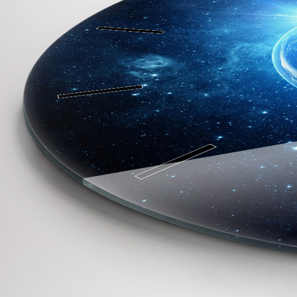 Reloj redondo pared La Tierra y la galaxia - NASA