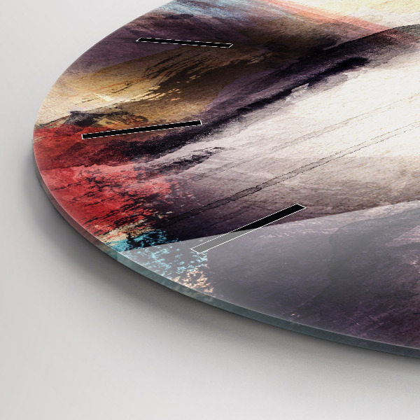 Reloj de pared redondo Retrato abstracto de una mujer