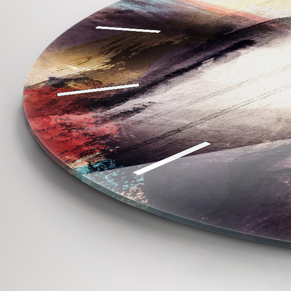 Reloj de pared redondo Retrato abstracto de una mujer