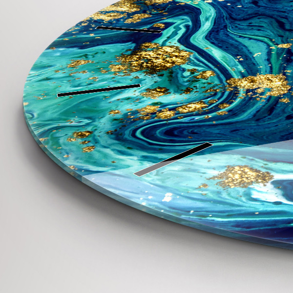 Reloj de pared redondo Abstracción moderna