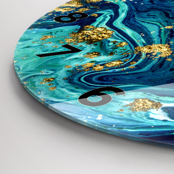 Reloj de pared redondo Abstracción moderna