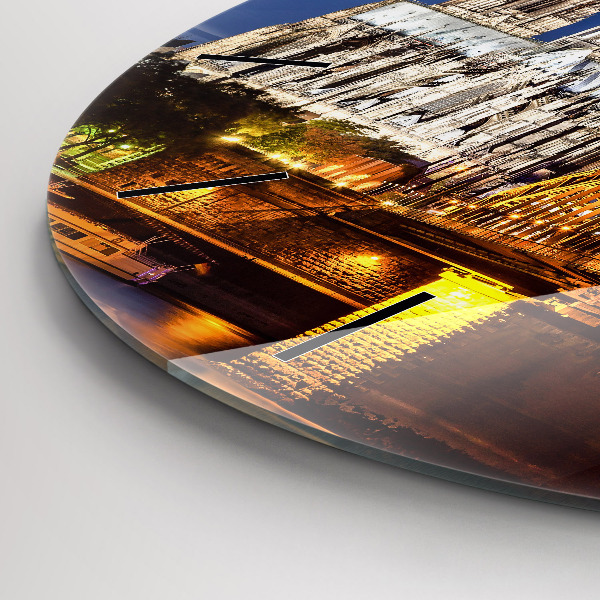 Reloj de cristal redondo Puente en Alemania