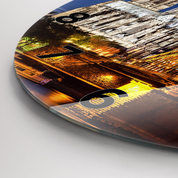 Reloj de cristal redondo Puente en Alemania