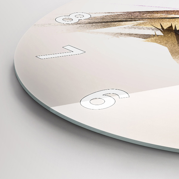 Reloj de cristal redondo Ave rapaz