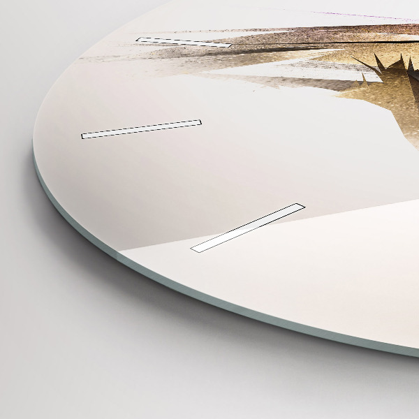 Reloj de cristal redondo Ave rapaz