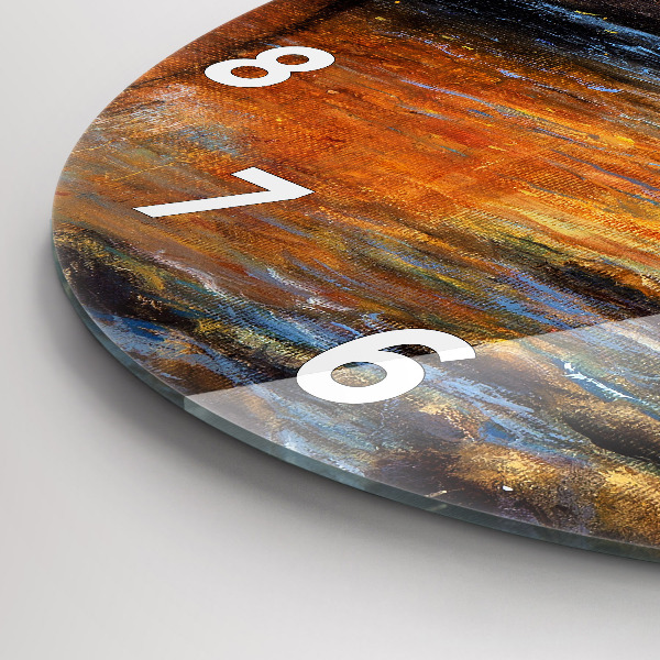 Reloj de pared redondo Bellas artes