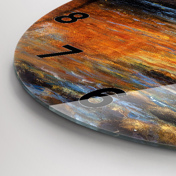 Reloj de pared redondo Bellas artes