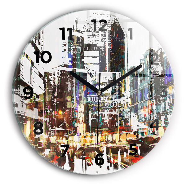 Reloj redondo pared Nueva York
