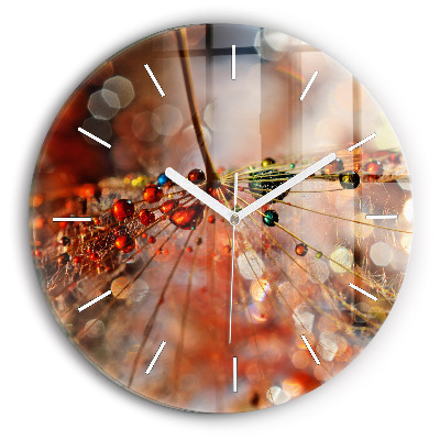 Reloj redondo pared Soplador con rocío