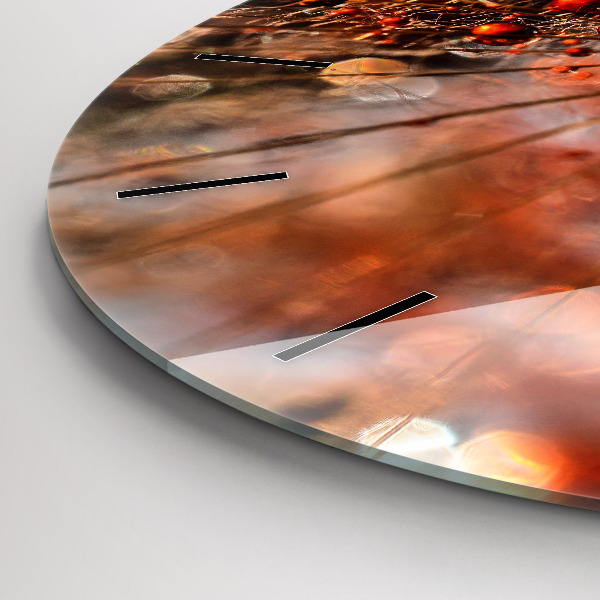 Reloj redondo pared Soplador con rocío