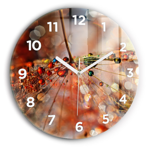 Reloj redondo pared Soplador con rocío