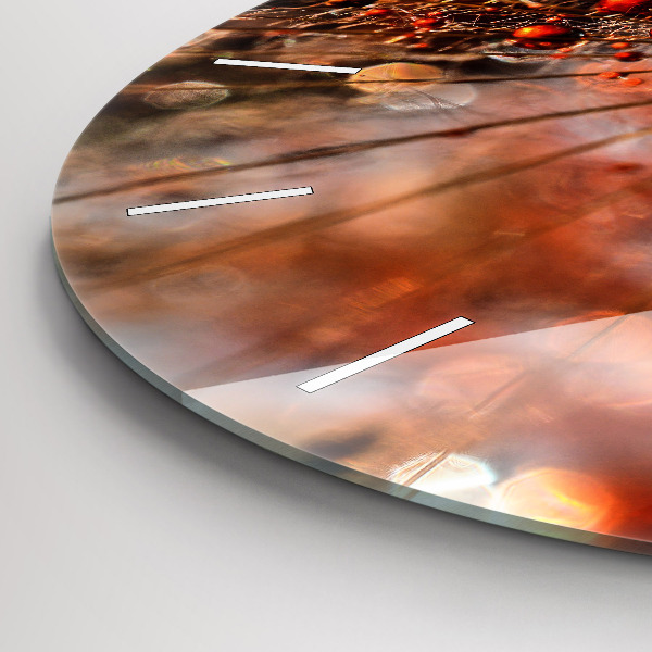 Reloj redondo pared Soplador con rocío