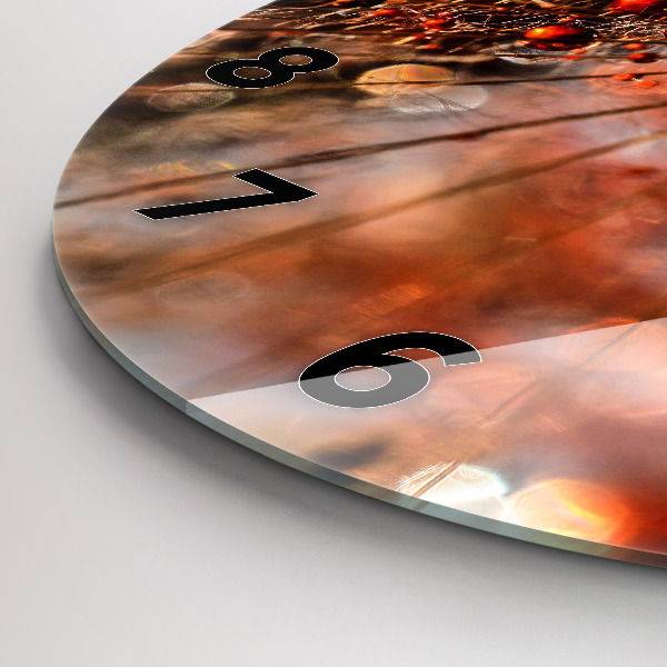 Reloj redondo pared Soplador con rocío