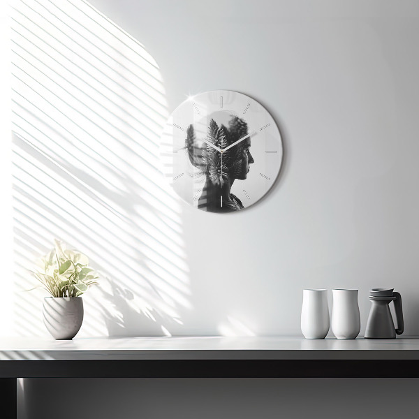 Reloj redondo pared Sensibilidad humana del pensamiento