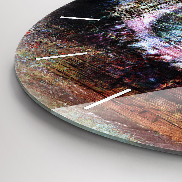 Reloj de pared redondo Arte callejero Ojo