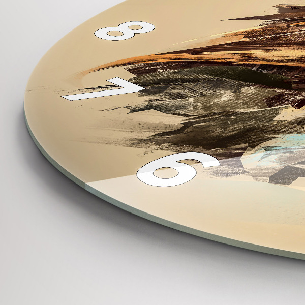 Reloj redondo pared Búho, signo de sabiduría