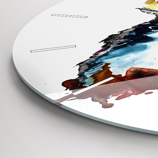 Reloj de pared redondo Hombre Lobo Luna Llena y Luna