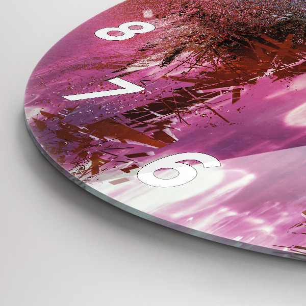 Reloj de pared redondo Ciberespacio