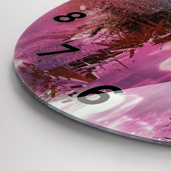 Reloj de pared redondo Ciberespacio