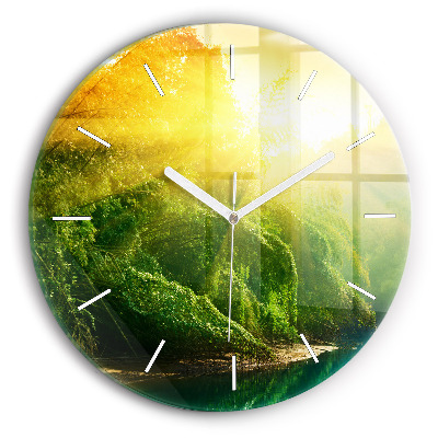 Reloj redondo pared Naturaleza tranquila