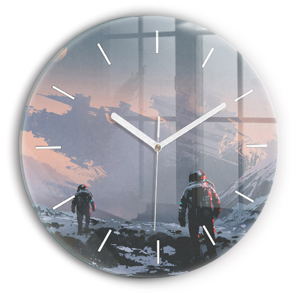 Reloj redondo pared Astronautas Vía Láctea