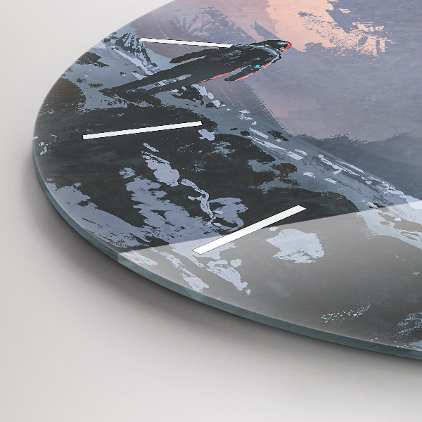 Reloj redondo pared Astronautas Vía Láctea