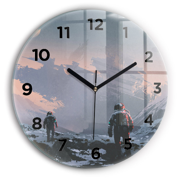 Reloj redondo pared Astronautas Vía Láctea